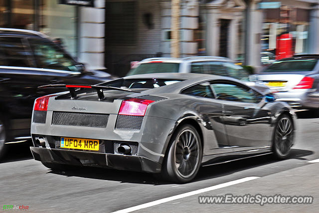 Lamborghini Gallardo spotted in London, United Kingdom