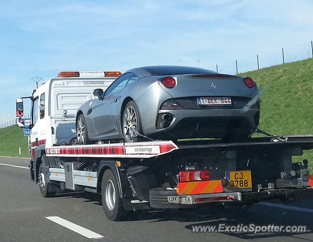 Ferrari California spotted in Bertrange, Luxembourg