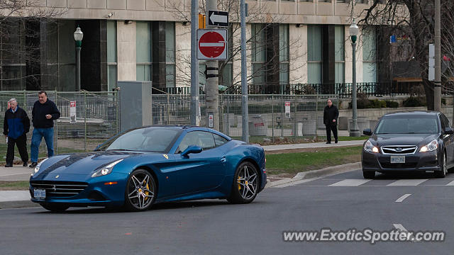 Ferrari California spotted in Toronto, Canada
