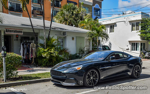 Aston Martin Vanquish spotted in Fort Lauderdale, Florida