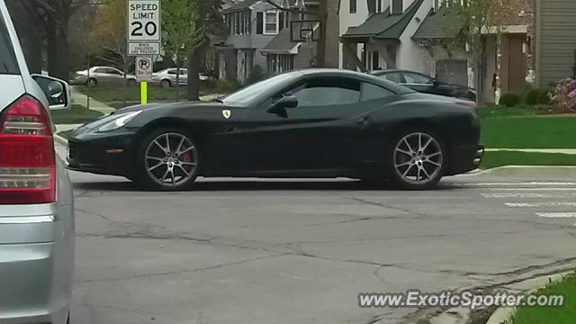 Ferrari California spotted in Downers Grove, Illinois