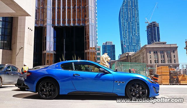 Maserati GranTurismo spotted in Toronto, Ontario, Canada