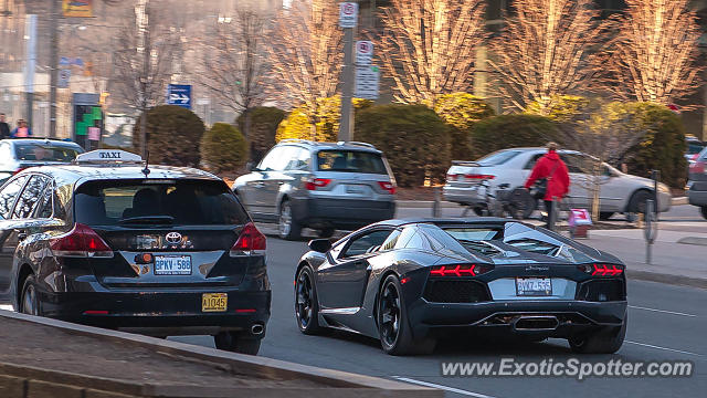 Lamborghini Aventador spotted in Toronto, Canada