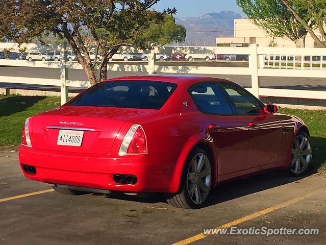 Maserati Quattroporte spotted in Salt Lake City, United States