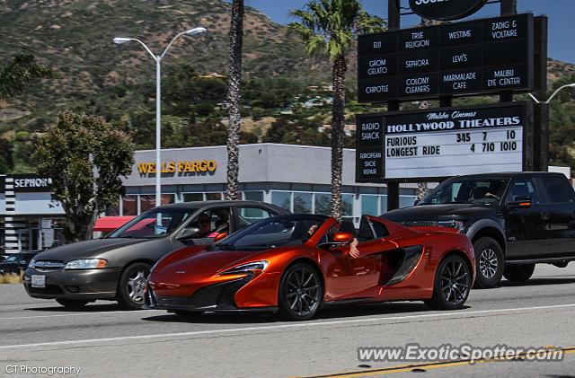 Mclaren 650S spotted in Malibu, California