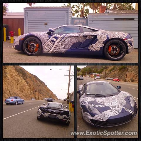 Mclaren MP4-12C spotted in Malibu, California