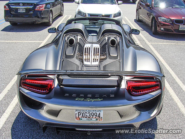 Porsche 918 Spyder spotted in Atlanta, Georgia