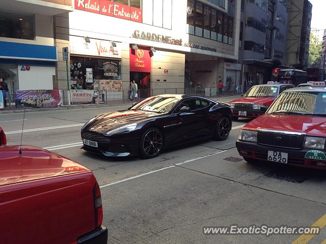Aston Martin Vanquish spotted in Hong Kong, China