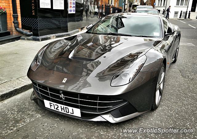 Ferrari F12 spotted in London, United Kingdom