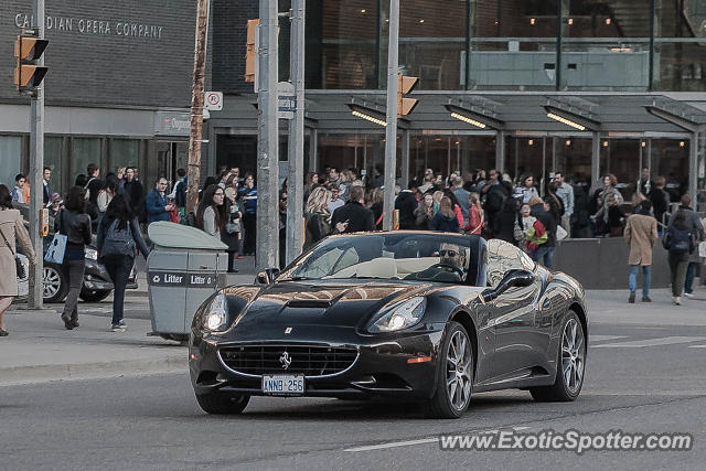 Ferrari California spotted in Toronto, Canada