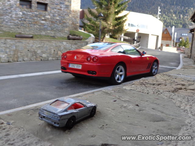 Ferrari 575M spotted in Val d'Aran, Spain
