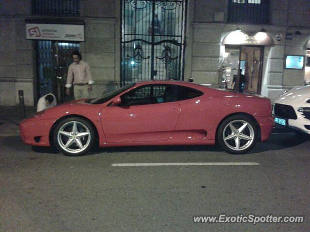 Ferrari 360 Modena spotted in Barcelona, Spain