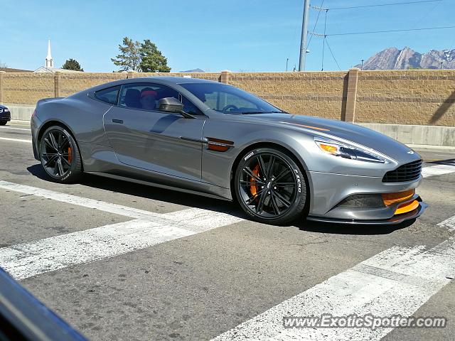 Aston Martin Vanquish spotted in Murray, Utah