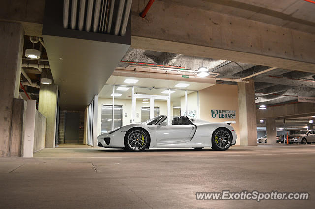 Porsche 918 Spyder spotted in Dallas, Texas