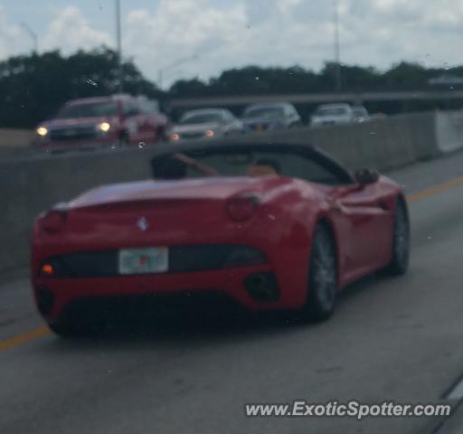 Ferrari California spotted in Orlando, Florida