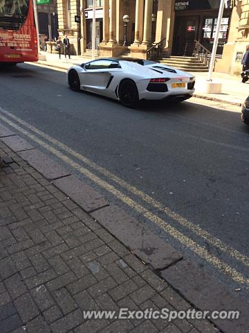 Lamborghini Aventador spotted in Birmingham, United Kingdom