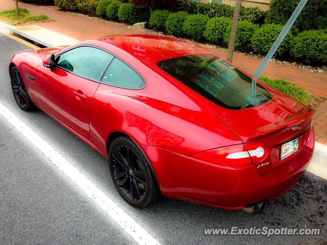 Jaguar XKR spotted in Potomac, Maryland