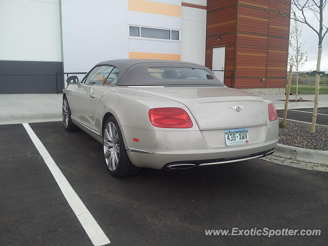 Bentley Continental spotted in Parker, Colorado