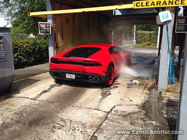 Lamborghini Huracan spotted in Miami, Florida