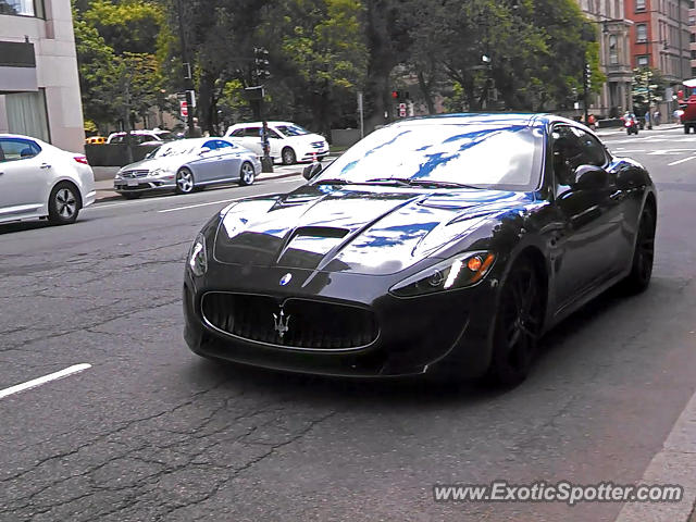 Maserati GranTurismo spotted in Boston, Massachusetts