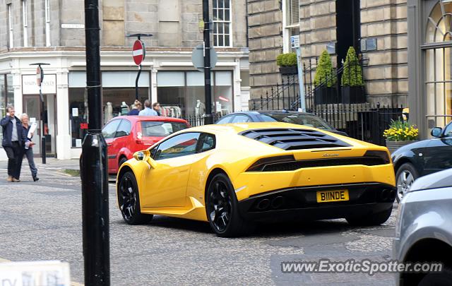 Lamborghini Huracan spotted in Edinburgh, United Kingdom