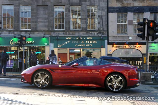 Ferrari California spotted in Edinburgh, United Kingdom