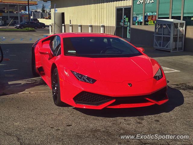 Lamborghini Huracan spotted in Tarzana, California