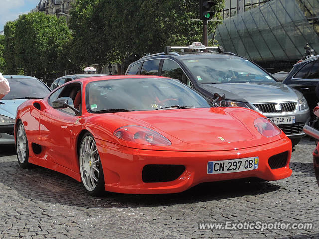 Ferrari 360 Modena spotted in Paris, France