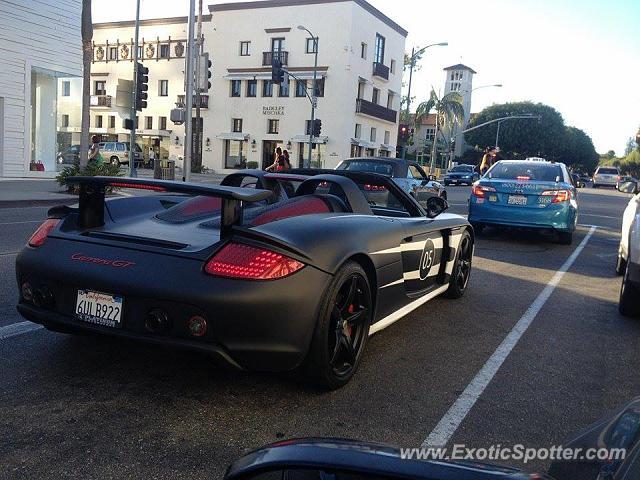 Porsche Carrera GT spotted in Beverly Hills, California