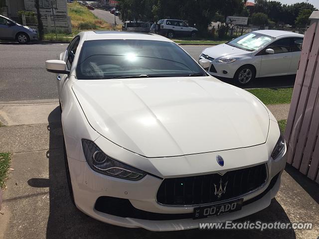 Maserati Ghibli spotted in Brisbane, Australia