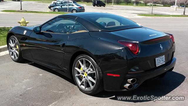 Ferrari California spotted in Lombard, Illinois