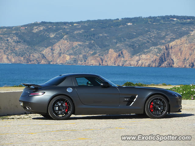 Mercedes SLS AMG spotted in Cascais, Portugal