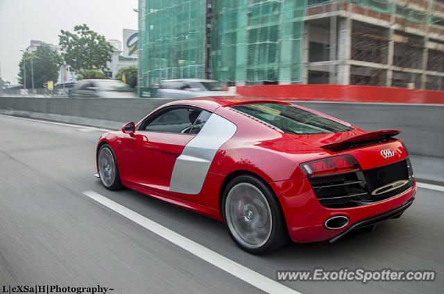 Audi R8 spotted in Kuala Lumpur, Malaysia