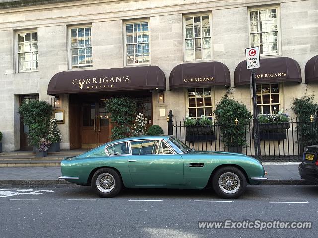 Aston Martin DB6 spotted in London, United Kingdom