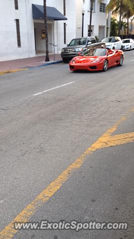 Ferrari 360 Modena spotted in Miami, Florida