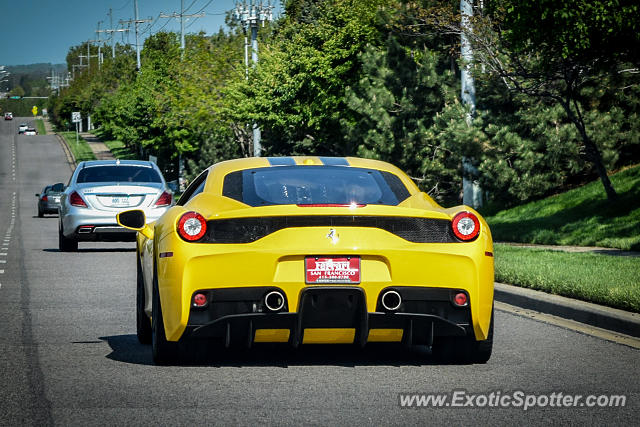 Ferrari 458 Italia spotted in Overland Park, Kansas