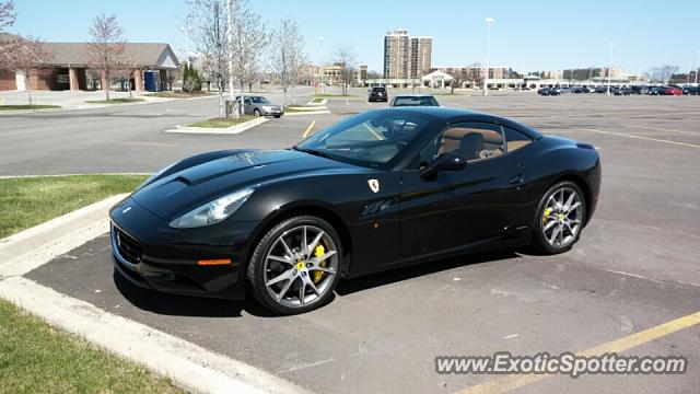 Ferrari California spotted in Lombard, Illinois