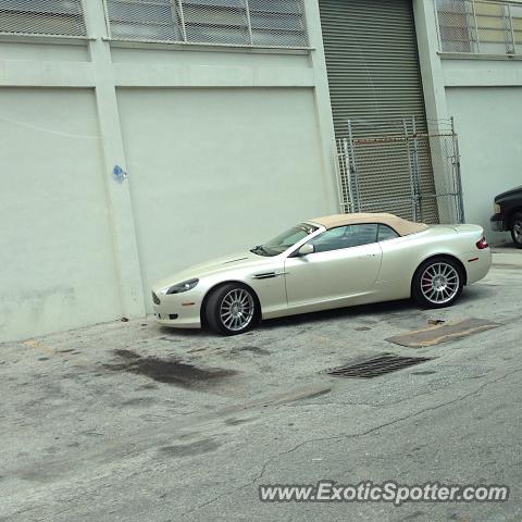 Aston Martin DB9 spotted in Mismi, California
