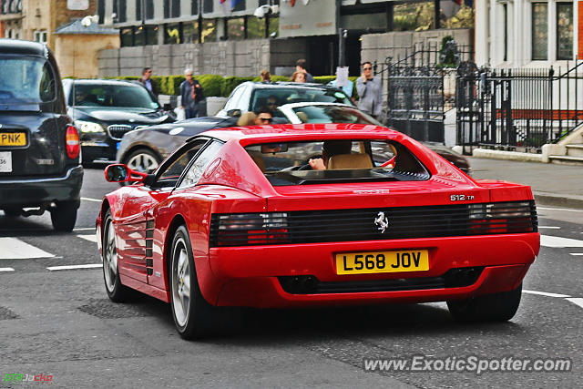 Ferrari Testarossa spotted in London, United Kingdom