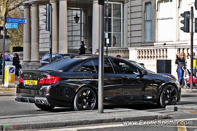 BMW M5 spotted in London, United Kingdom