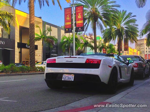 Lamborghini Gallardo spotted in Beverly HiIls, California