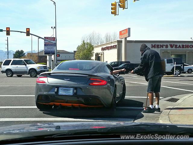 Aston Martin Vanquish spotted in Murray, Utah