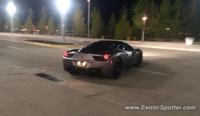 Ferrari 458 Italia spotted in Cincinnati, Ohio