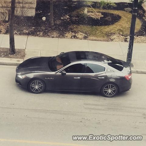 Maserati Ghibli spotted in Montreal, Canada