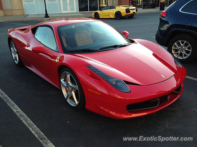 Ferrari 458 Italia spotted in Center valley, Pennsylvania