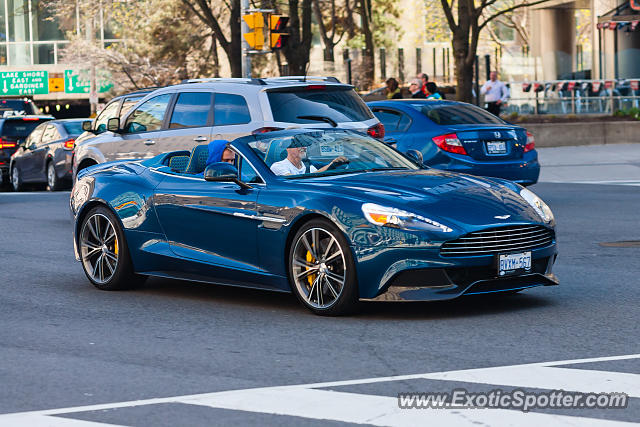 Aston Martin Vanquish spotted in Toronto, Canada