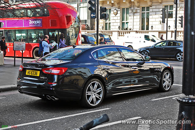 Maserati Quattroporte spotted in London, United Kingdom