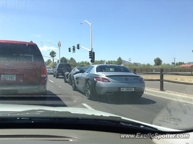 Mercedes SLS AMG spotted in Scottsdale, Arizona