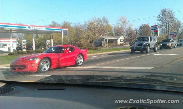 Dodge Viper spotted in Ionia, Michigan