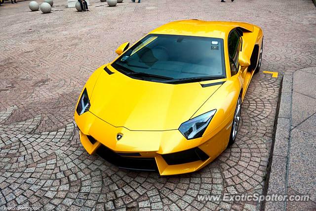 Lamborghini Aventador spotted in Singapore, Singapore